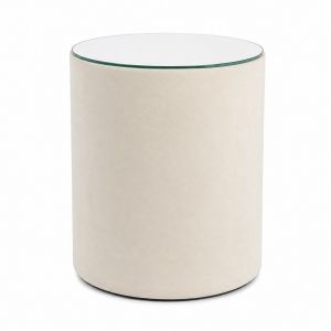 MESA TAMBORETE COM ESPELHO - OFF WHITE 