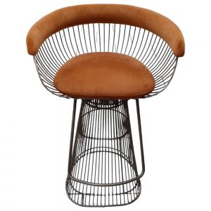 Banqueta Platner Laranja