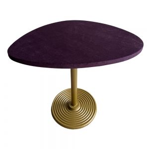 Mesa Orgnica Dourada / Roxa