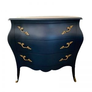 Cmoda Bombe Azul c/ Dourado