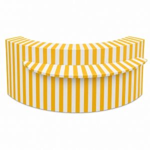 Modulo Ge�rgia Envelopado - Amarela Listrada 