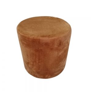 Puff Basic Caramelo Veludo