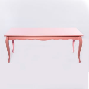 Mesa de Madeira Rosa