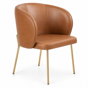 Poltrona Bondai Lisa Base Metal
