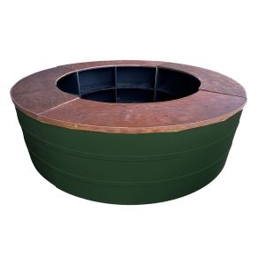 Conjunto Bar Silvia Verde com Tampo Amadeirado