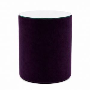 MESA TAMBORETE COM ESPELHO- ROXO