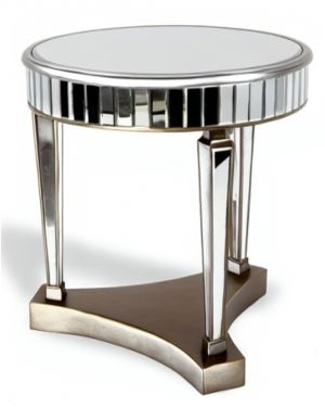 Mesa de Bolo Espelhada com Prata