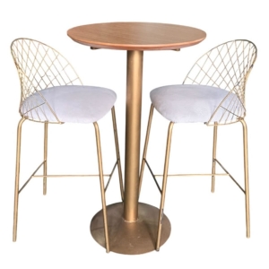 Conjunto Bistro Valentim Dourado