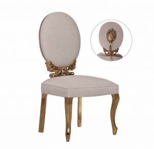 Cadeira Pingente - Fendi com Dourado