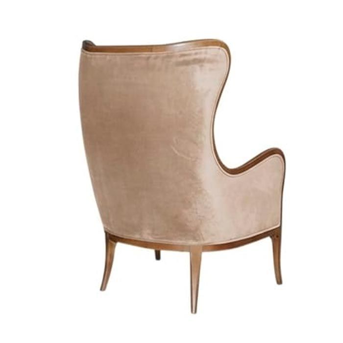 Poltrona Lille Tecido Bege