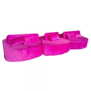 Sof Luiza 3 Mdulos Pink